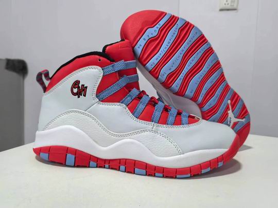 Air Jordan 10 Chicago City Pack 310805-114 AJ X Men's Basketball Shoes-07